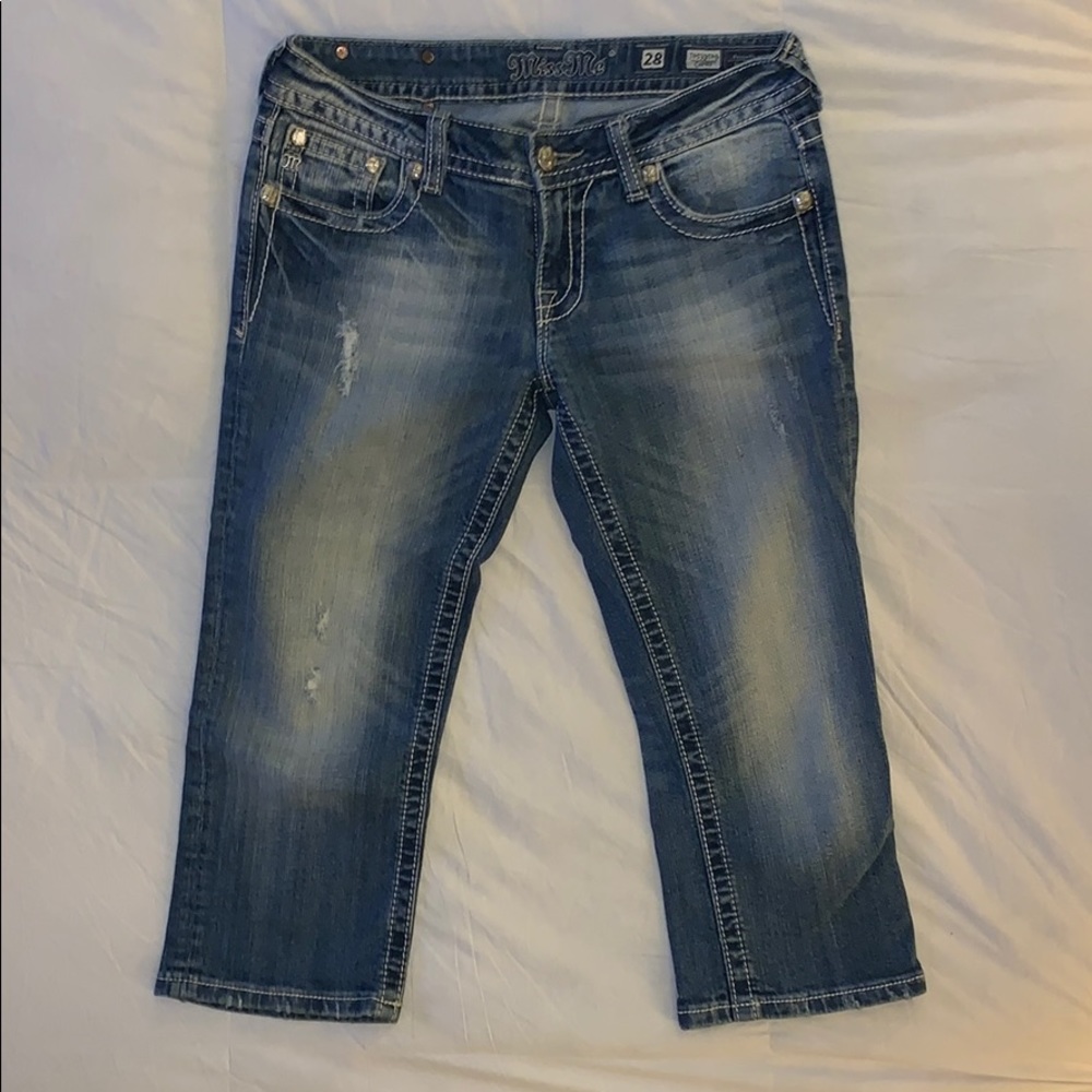 Miss Me Capri Stretch Jeans